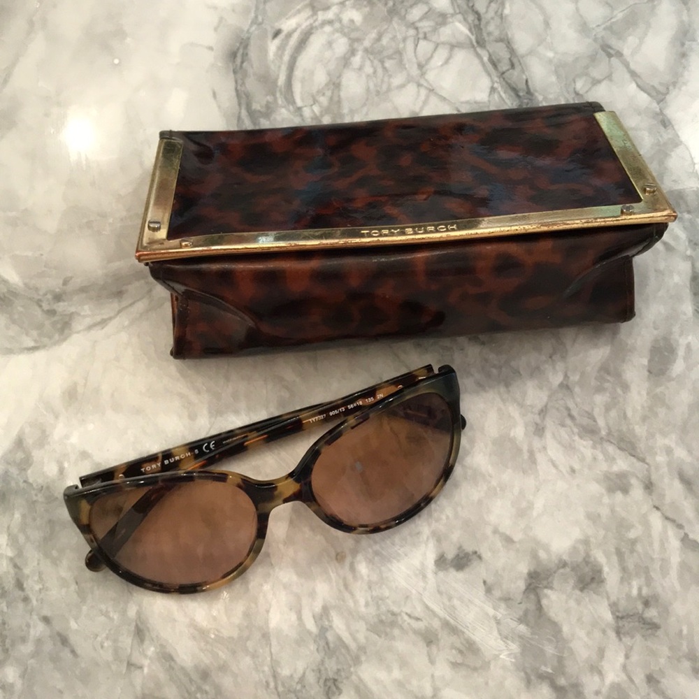 Tory Burch Tortoise Shell Sunglasses